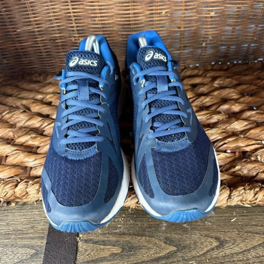 Asics Sz 10‎ Men's Blue Amplica Running Shoes Sneakers